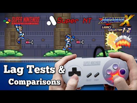 Mega Man X Legacy Collection X1 Input Lag Tests & Comparisons (Button2pixel)
