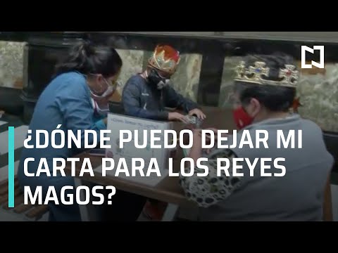 Decenas de niños dejan su carta a los Reyes Magos en el Palacio Postal - Las Noticias