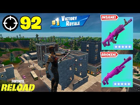 92 Elimination Solo "RELOAD” Gameplay Wins (Fortnite Chapter 7 PS5 Controller)