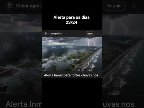  regiões sob alerta chuvas fortes Centro-Oeste, Sudeste, Norte e Nordeste,  Goiás e Distrito Federal