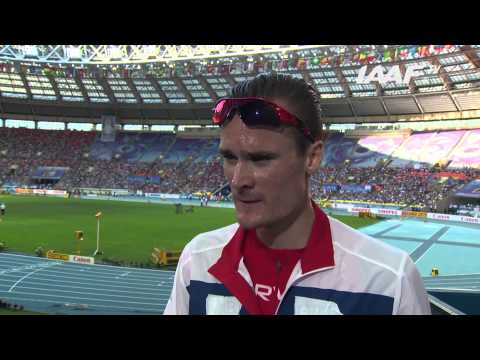 Moscow 2013 - Henrik INGEBRIGTSEN NOR - 1500m Men Semi-Final - Heat 2