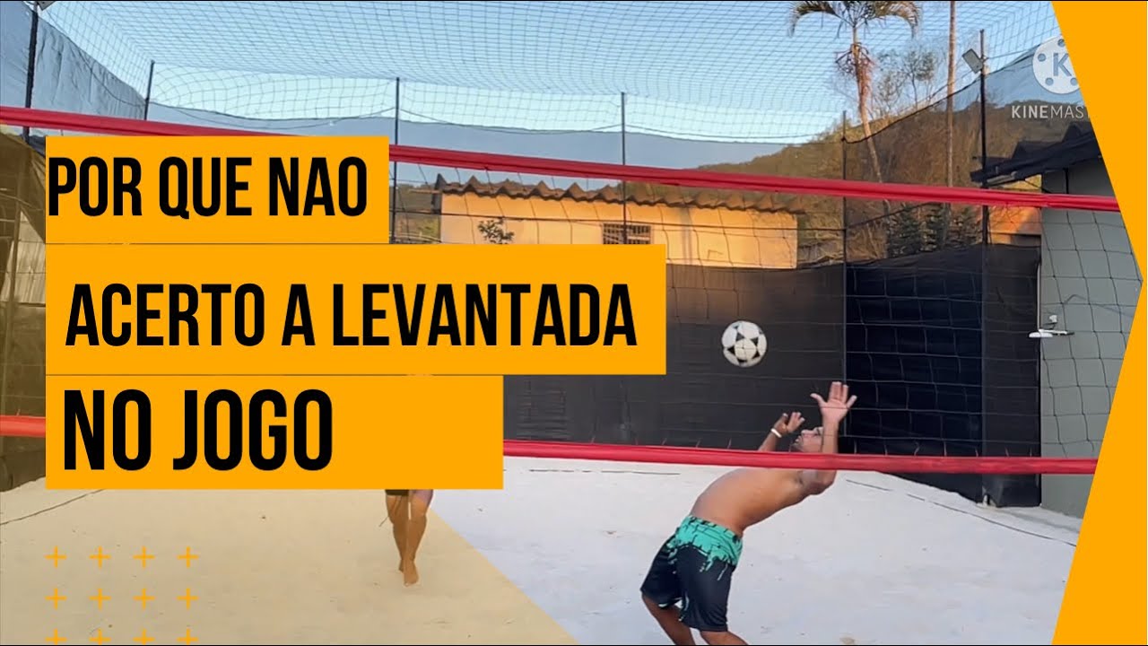 Por que não acerto a levantada no jogo Dicas de futevôlei - Ct Pedrinho futevôlei