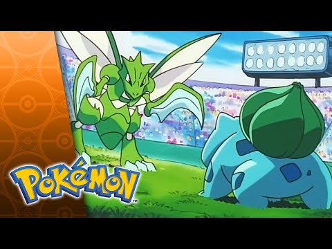 Bulbasaur and Scyther Battle it Out | Pokémon: Adventures in the Orange Islands