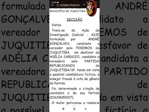 JUSTIÇA ELEITORAL MANDA SUSPENDER DIPLOMAÇÃO DOS CANDIDATOS DO REPUBLICANOS DE JUQUITIBA.
