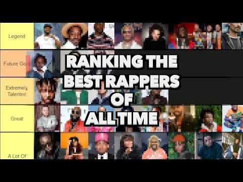 Rapper Tier list | Ranking The Best Rappers (90s - 2021)