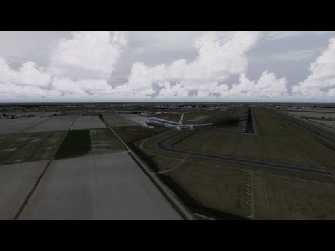 P3D | DC-8-55CF KLM Departure from Flytampa's Amsterdam Schiphol