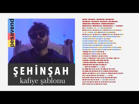 Şehinşah - İmza Verse - Sözler & Kafiye Şablonu