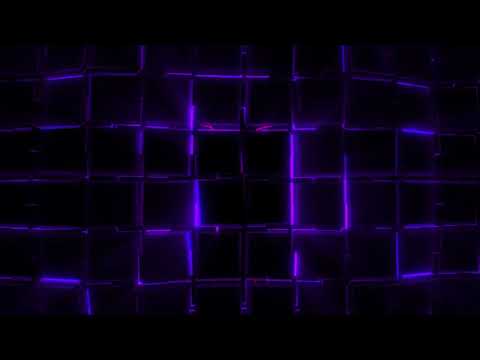 VJ Loops-3D Neon Purple Cube wave Motion Graphics After Effect/Screensaver 4K/Wallpaper Engine/LED