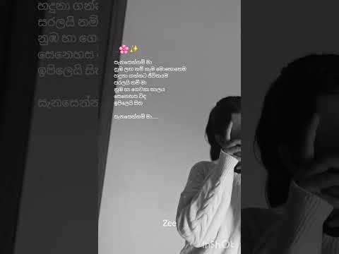 Sanasennam maa...🌸✨️ #sinhala #songlyrics #newsongs2024 #cover #feel