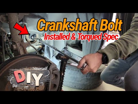V6: Dealer Spec Procedure About to Torque this bolt to Spec. Honda Crank Bolt Installation!