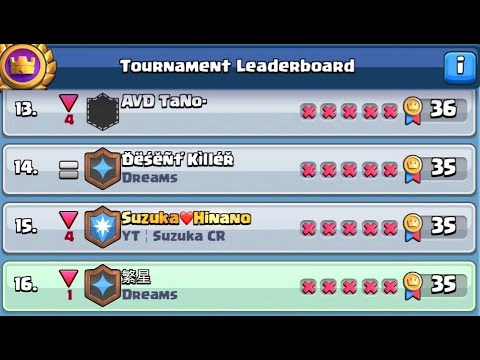 Top 20 Global Tournament Finish with Xbow Firecracker — Clash Royale