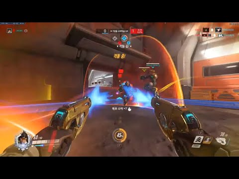 DECAY RANK 206 TRACER GAMEPLAY! [ OVERWATCH SEASON 21 TOP 500 ]