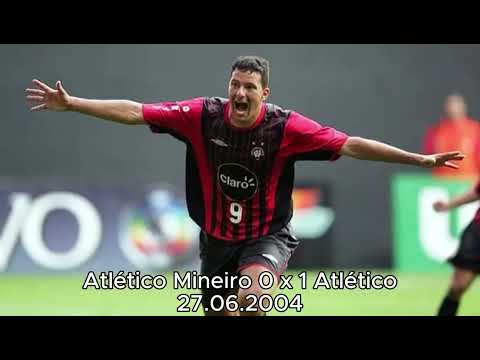 Os 34 gols de Washington pelo Atlético no Brasileirão de 2004!