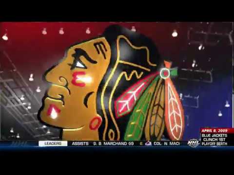 NHL  Apr.08/2009  Columbus Blue Jackets - Chicago Blackhawks
