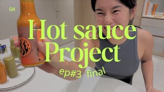[Hot sauce Project🔥] episode#3 final - making handmade 'Koji' hot sauce
