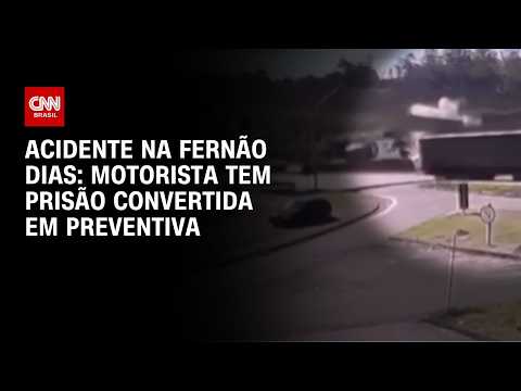 Queda de passarela: Motorista tem prisão convertida em preventiva | CNN NOVO DIA