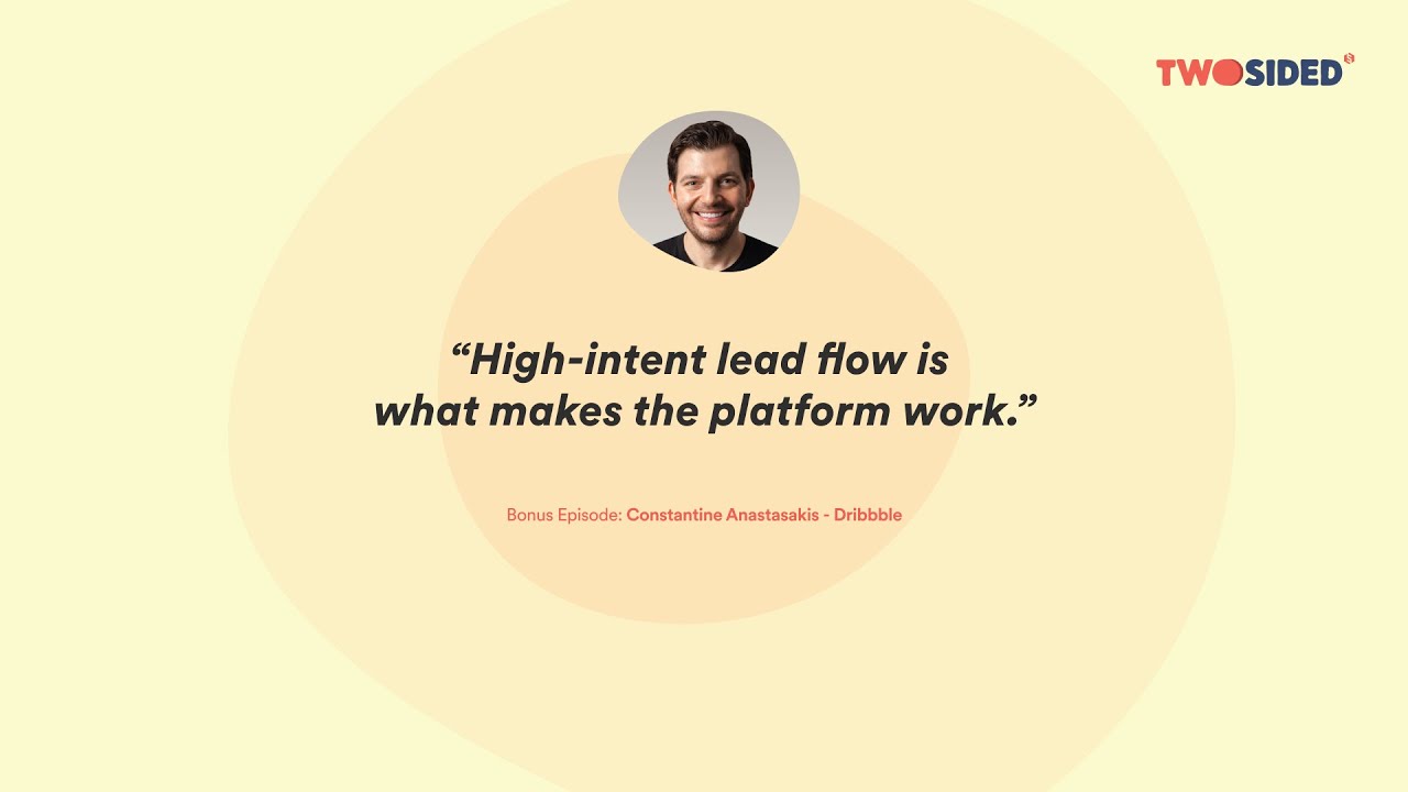Two-sided (Bonus): Dribbble’s controversial pivot (Constantine Anastasakis/Dribbble)