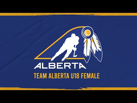 Team Alberta U18 Female for the 2024 National Aboriginal Hockey Championships