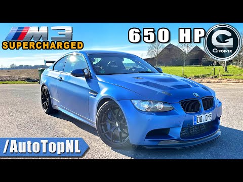 650HP BMW M3 E92 G-Power *340KM/H* REVIEW on AUTOBAHN by AutoTopNL