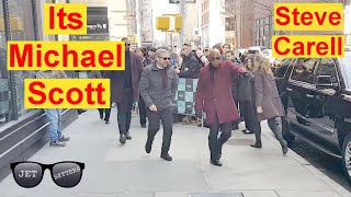 Steve Carell stops by AOL Build in NYC