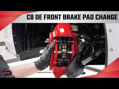 How to change your OE front brake pads on your Z51 C8 Corvette!