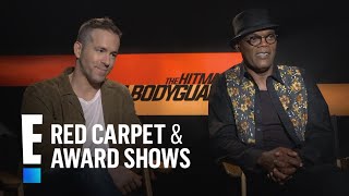 Ryan Reynolds & Samuel L. Jackson Talk Working Together | E! Live from the Red Carpet