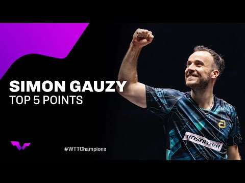 Simon Gauzy's Best Shots (so far 😉) | WTT Champions Edition