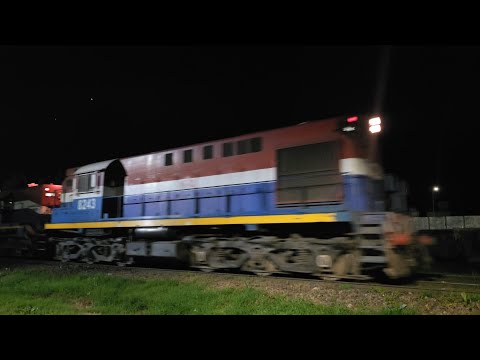 [4K] Tren cargado de NCA con destino a Rosario pasando por Marcos Juárez!!!!!!