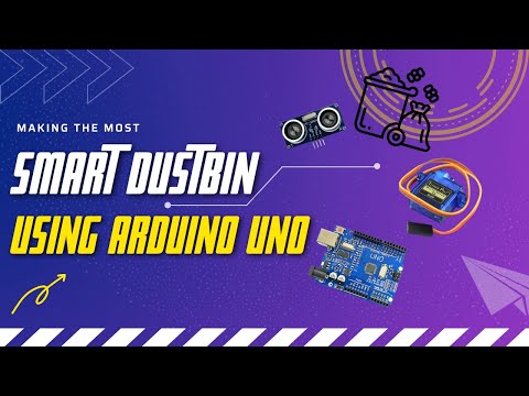 How To Make An Automatic Object Sensing Smart Dustbin | Smart Dustbin | Mahir Tech