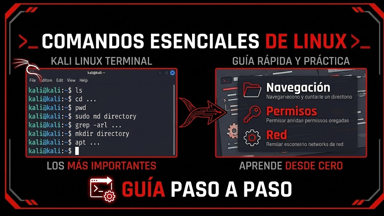 Los comandos que usan los HACKERS todos los días