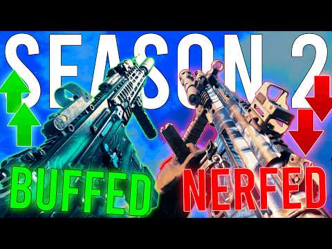 ranking every NEW BUFF AND NERFED WEAPON in Battlefield 6 SEASON 2! (massive weapon changes)