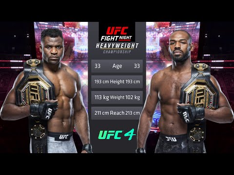 Francis Ngannou vs Jon Jones Full Fight - UFC 5 Fight Of The Night