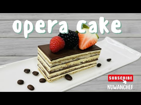 The Opera Cake: A Heavenly Delight For Your Tastebuds! #nuwanchef #operacake