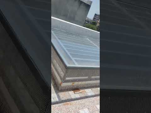 O.T.S shed || open area shed with toughened glass