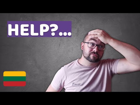 Lithuanian lessons for beginners - How to ask for help in Lithuanian language?