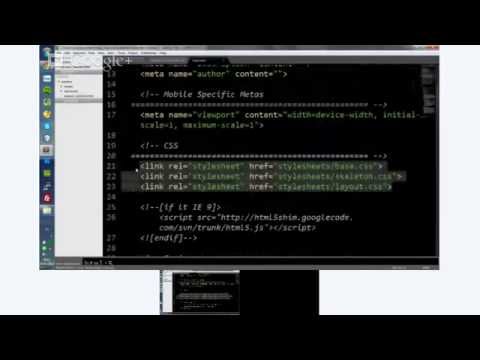 Responsive Design: Skeleton