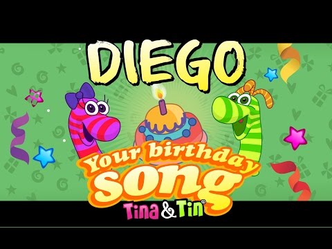 Tina & Tin Happy Birthday DIEGO (Personalized Songs For Kids) #PersonalizedSongs
