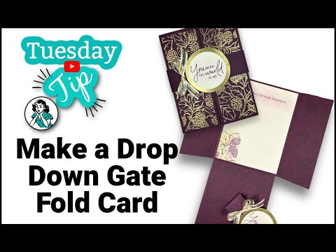 Drop Down Gatefold Card | Unique & Easy Card Making