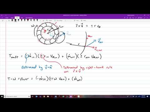 L19  - Conservation of Energy in Finite Control Volumes