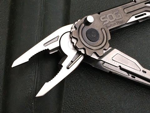 SOG SwitchPlier 2.0: One-Handed Release Multi-Tool | Leatherman, Vitorinox Competition?