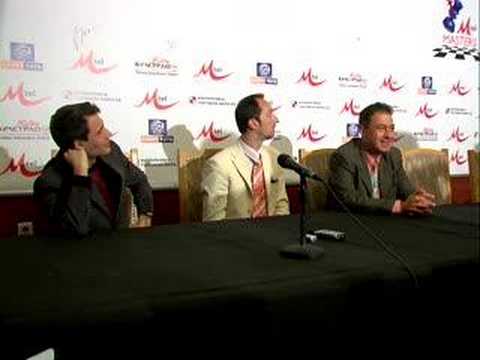 PRESS CONFERENCE R.8 MTEL MASTERS: TOPALOV Vs. CHEPARINOV