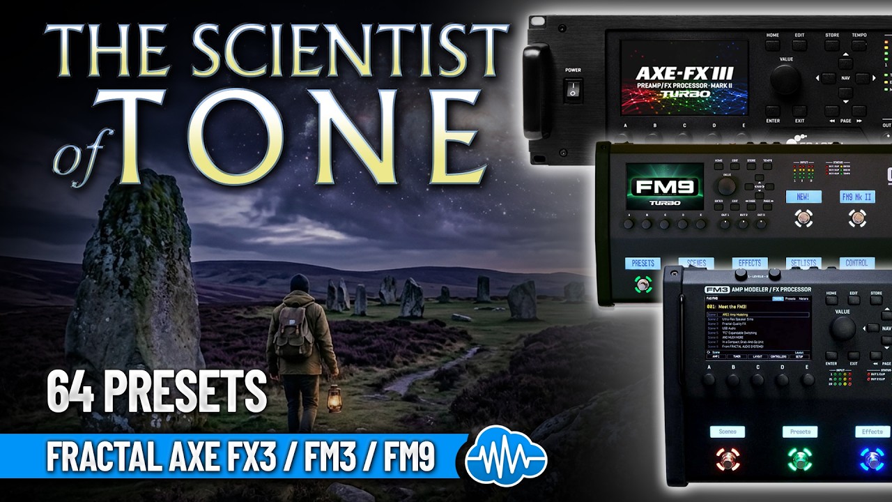 FRT034 - ( Bundle ) - Jonny The Scientist of Tone + I Am David Distortions - Fractal Axe-Fx III - Video Preview 1