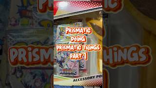 Opening Pokemon Prismatic Evolution Accessory Pouch Special Collection #pokemoncards