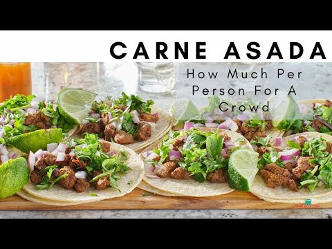 3rd YouTube video about how much taco meat per person