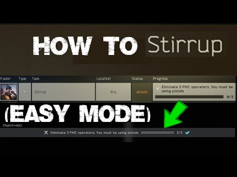 Easy Cheese for the Stirrup Task - Guide / Tips - Killing PMCs with Pistol