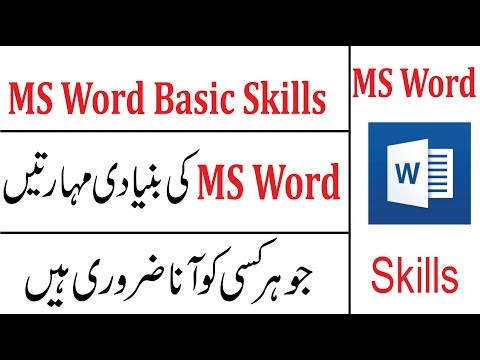 Beginner's Guide to Microsoft Word - 2010 Tutorial Urdu/Hindi