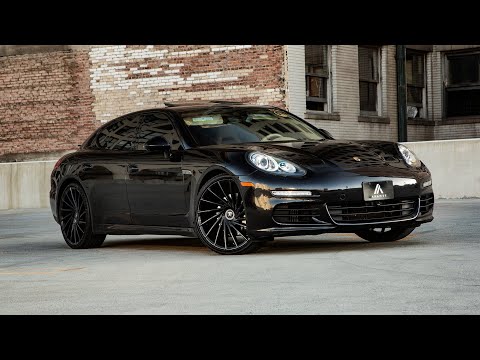 Porsche Panamera S with ABL-18 Asanti Black Labels