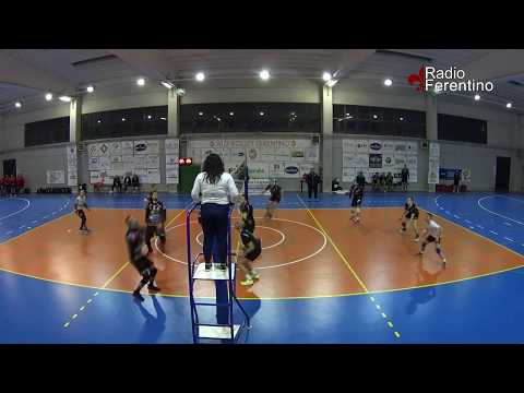 IL 2 SET DELL'INCONTRO TRA IL VOLLEY FERENTINO E LA PALLAVOLO ALBANO ALBALONGA
