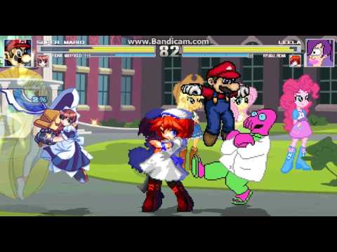 ST9 M.U.G.E.N Request #263 Super Mario And Fiona Mayfield VS Rena And Leela