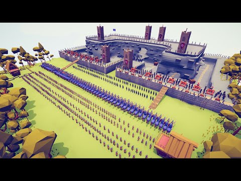 CAN 100x PERSIAN SOLDIER HOLD CASTLE? - Totally Accurate Battle Simulator TABS